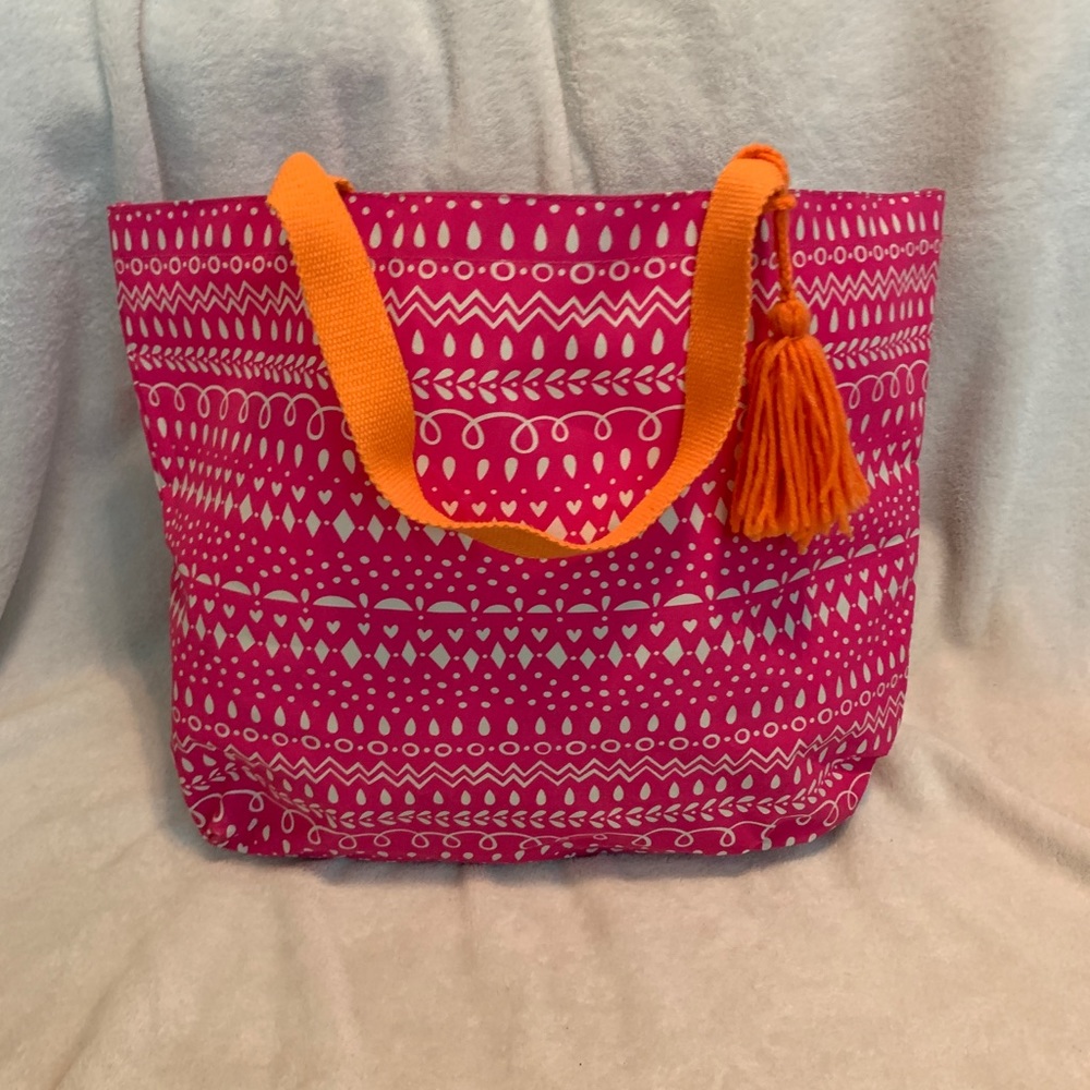 Hot pink tote